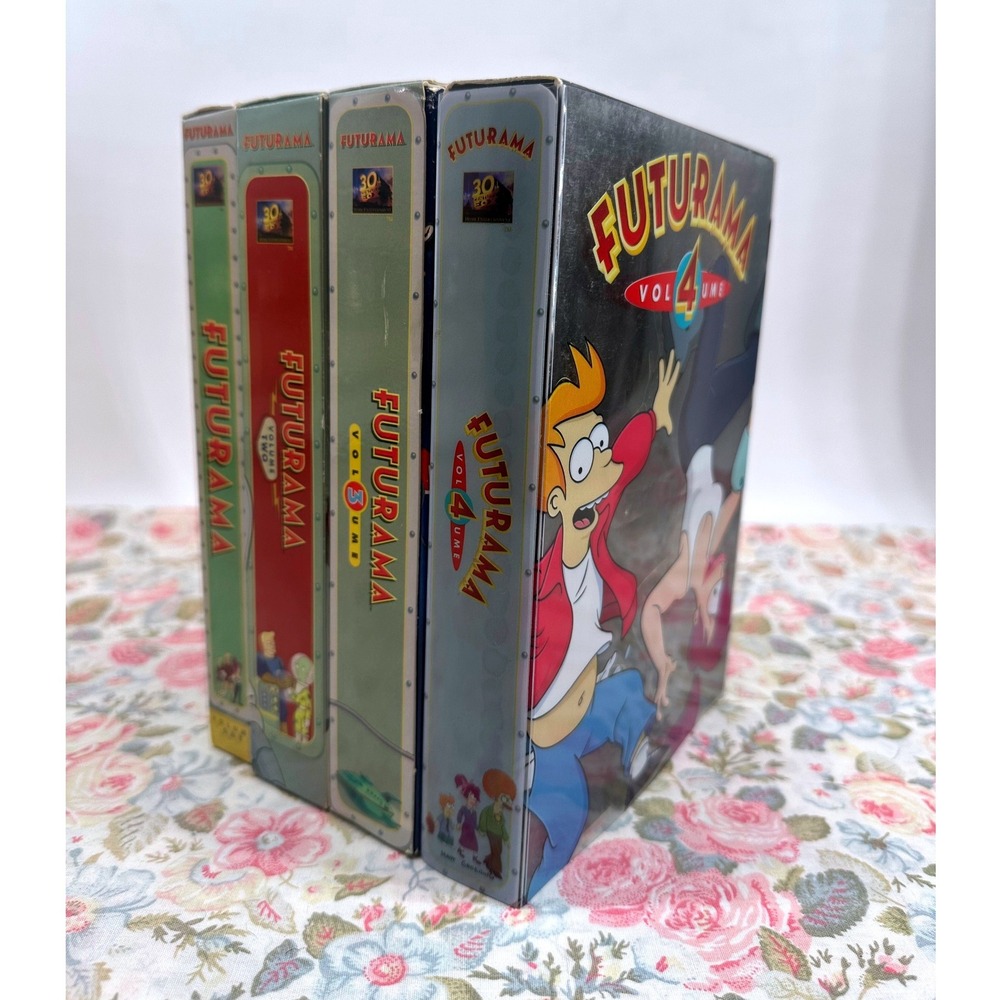 Futurama DVD Collection Volumes 1 2 3 4 Box Set Matt Groening Sci-Fi Comedy